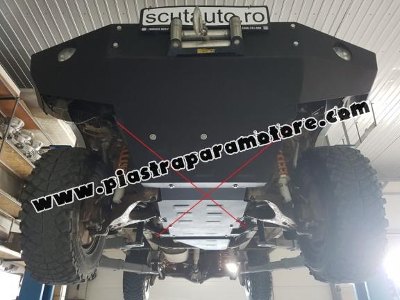 Protezione di acciaio per il cambio Toyota Land Cruiser J90 - solo per modello 3 porte
