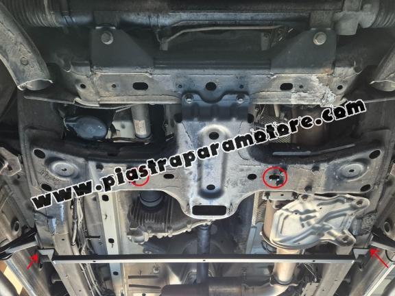 Protezione di acciaio per la differenziale e il cambio Volkswagen Amarok -  V6 automat