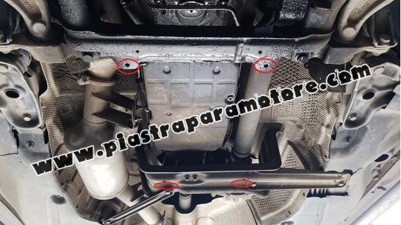 Piastra paramotore di acciaio Mercedes ML W164