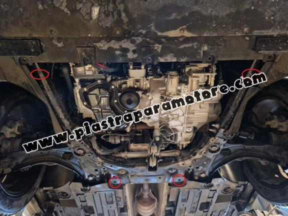 Piastra paramotore di acciaio Renault Captur