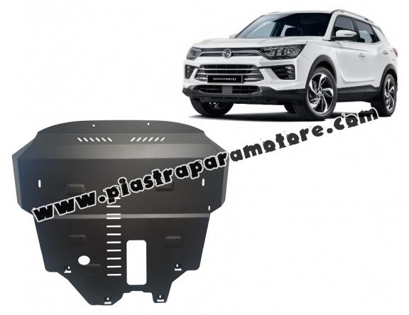 Piastra paramotore di acciaio SsangYong  Korando