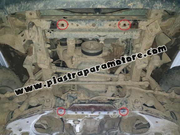 Piastra paramotore di acciaio Toyota Hilux