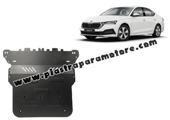 Piastra paramotore di acciaio Skoda Octavia 4