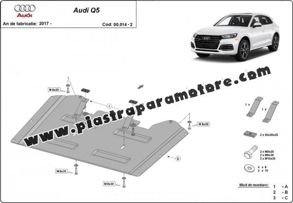 Protezione di acciaio per il caso di trasferimento Audi Q5
