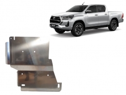 Protezione di alluminio per il differenziale Toyota Hilux Invincible
