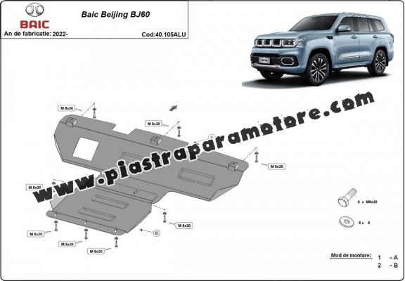 Protezione di alluminio per il cambio Baic Beijing BJ60
