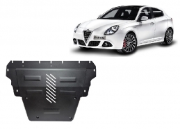 Piastra paramotore di acciaio Alfa Romeo Giulietta