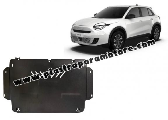 Piastra paramotore di acciaio Fiat 600