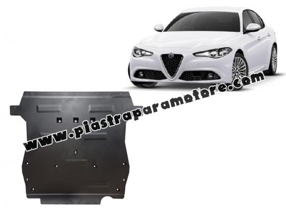 Piastra paramotore di acciaio Alfa Romeo Giulia