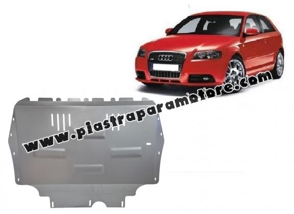 Piastra paramotore di alluminio Audi A3