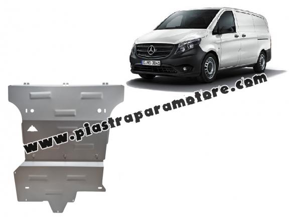 Piastra paramotore di alluminio Mercedes Vito W447