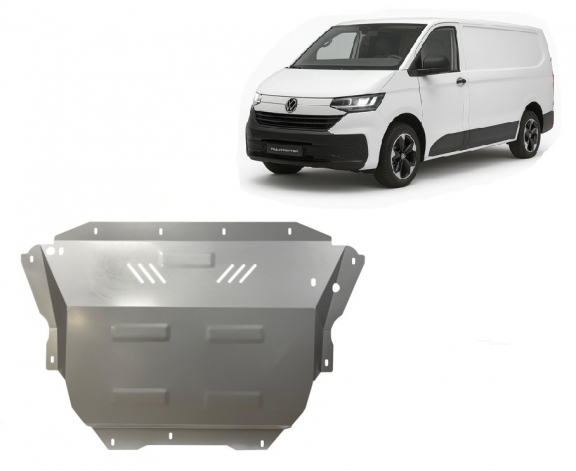 Piastra paramotore di acciaio zincato Volkswagen Transporter T7