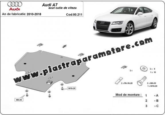 Protezione di acciaio per il cambio Audi A7