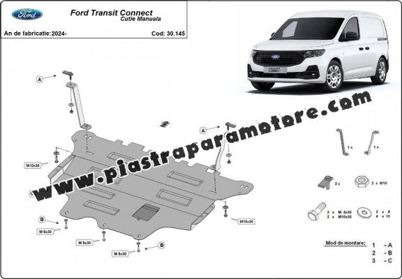 Piastra paramotore di acciaio Ford Transit Connect