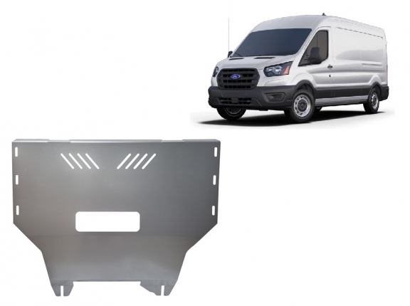 Piastra paramotore di alluminio Ford Transit 4x4