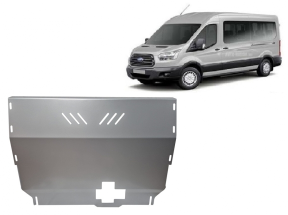 Piastra paramotore di alluminio Ford Transit FWD
