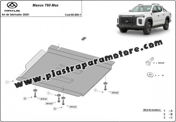Protezione di acciaio per il cambio Maxus T60 Max