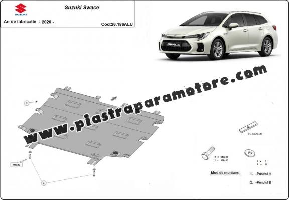 Piastra paramotore di alluminio Suzuki Swace