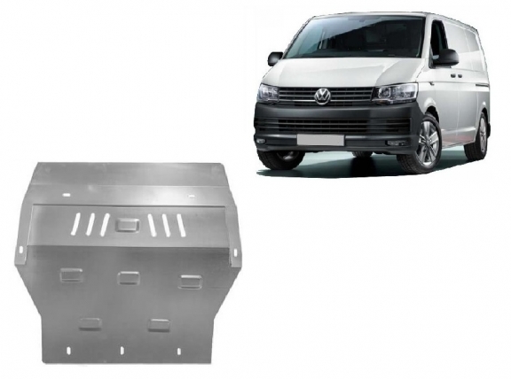 Piastra paramotore di acciaio zincato Volkswagen Transporter T6 Caravelle