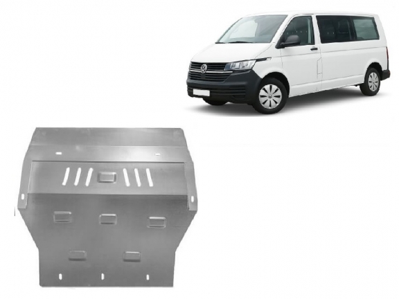Piastra paramotore di alluminio Volkswagen Transporter T6.1 Caravelle