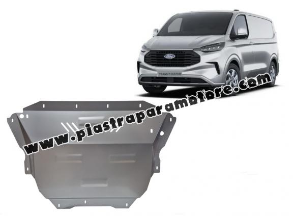 Piastra paramotore di alluminio Ford Transit Custom