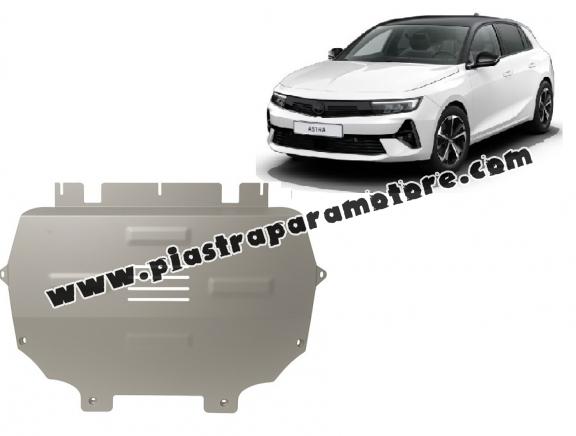 Piastra paramotore di Alluminio Opel Astra L