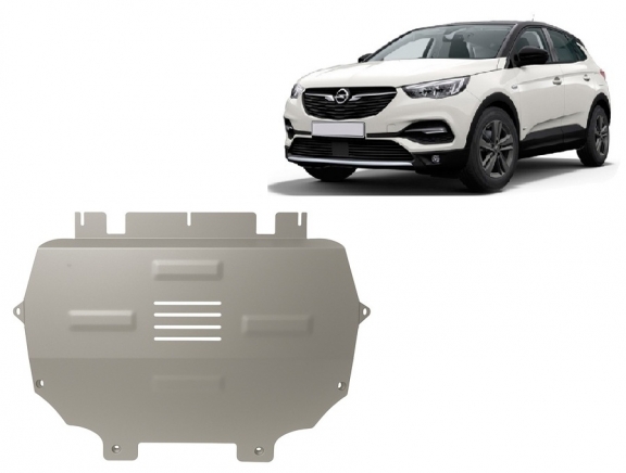 Piastra paramotore di Alluminio Opel Grandland X