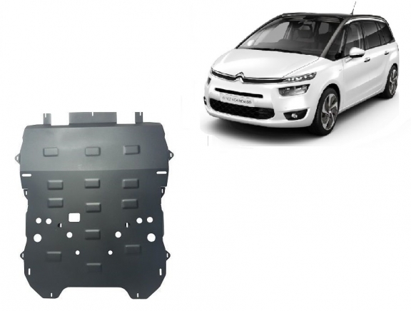 Piastra paramotore di acciaio Citroen C4 Picasso
