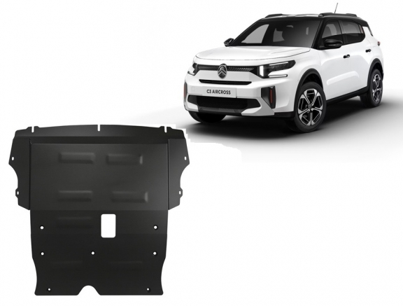 Piastra paramotore di acciaio Citroen C3 Aircross