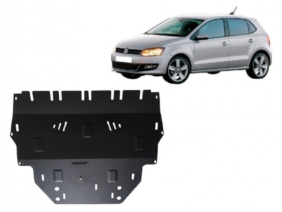 Piastra paramotore di acciaio Vw Polo (6R) Diesel