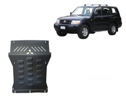 Piastra paramotore di acciaio Mitsubishi Pajero 3 (V60, V70) Vers 2.0