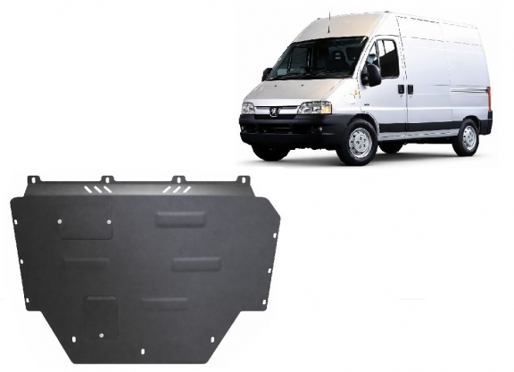 Piastra paramotore di acciaio Peugeot Boxer