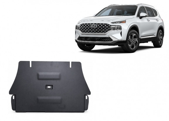 Protezione di acciaio per catalizzatore Hyundai Santa Fe