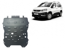 Piastra paramotore di acciaio Peugeot Rifter / Partner