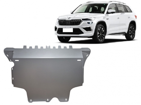 Piastra paramotore di alluminio Skoda Kodiaq
