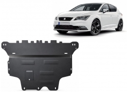 Piastra paramotore di acciaio Seat Leon Mk3 - Cambio automatico
