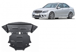 Piastra paramotore di acciaio Mercedes C-Class W204 4x4
