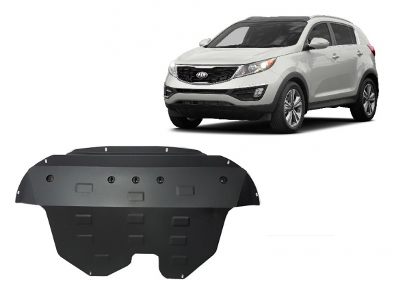 Piastra paramotore di acciaio Kia Sportage