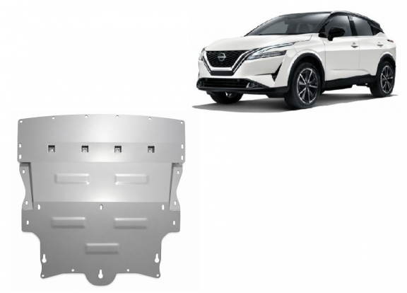 Piastra paramotore di Alluminio Nissan Qashqai J12