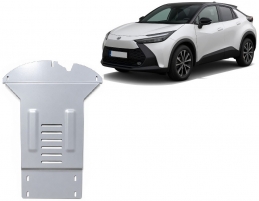 Protezione / blocco catalizzatore in alluminio per Toyota C-HR
