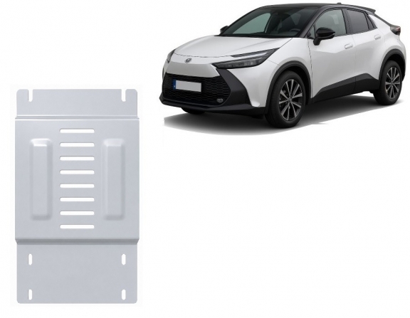 Protezione / blocco catalizzatore in alluminio per Toyota C-HR