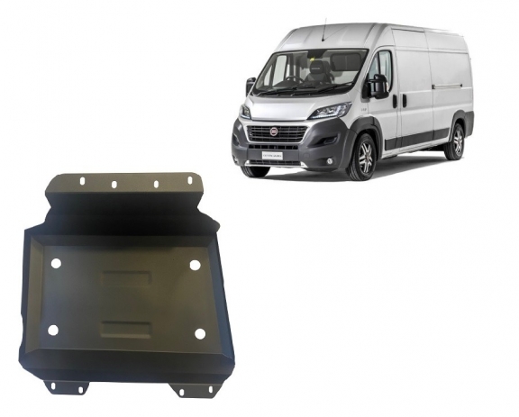 Protezione di acciaio per il serbatoio Fiat Ducato