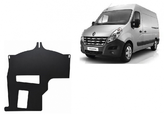 Piastra catalizzatore/cat lock di acciaio Renault Master