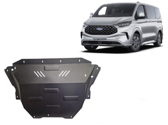 Piastra paramotore di acciaio Ford Tourneo Custom