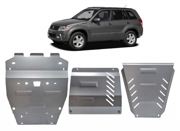 Piastra paramotore di acciaio Suzuki Grand Vitara - pacchetto promozionale alluminio