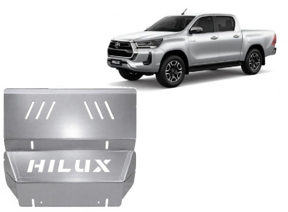 Protezione di alluminio per il radiatore Toyota Hilux Invincible