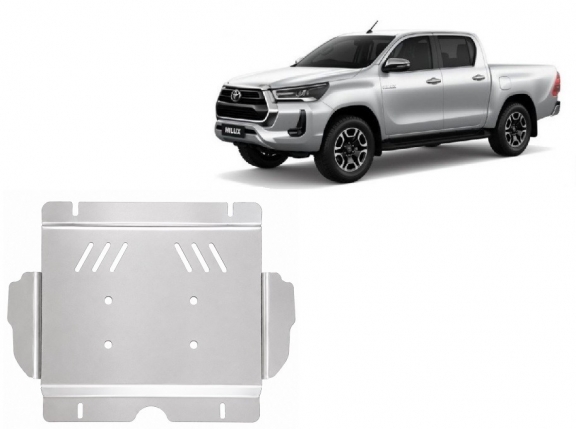 Piastra paramotore di alluminio Toyota Hilux Invincible