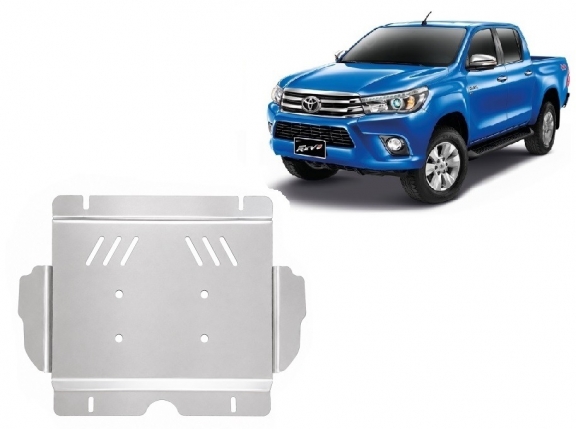 Piastra paramotore di alluminio Toyota Hilux Revo