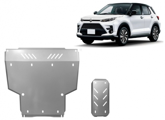 Piastra paramotore di acciaio Suzuki SX 4 - pacchetto promozionale alluminio