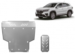 Piastra paramotore di acciaio Suzuki S-Cross - pacchetto promozionale alluminio